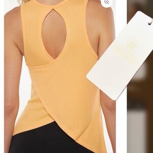 NWT-Balance Collection Brenna Apricot Sleeveless Tank Top